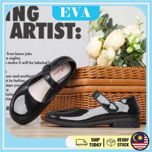 READY STOCK EVA Kids Flat Shoes Jelly Loafers Girls shoes Kasut Budak