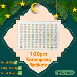 100pcs Pin Tudung Comel Pin Hijab Murah Brooch Borong Kecik Kerongsang Minyak Satu Batu Comel Tudung 100pcs pin tudung borong pin murah 100pcs tudung brooches brooch 2tones Kotak Pastel