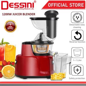 DESSINI ITALY Electric Citrus Fruit Juicer Squeezer Blender Grinder Chopper Mixer Miller Extractor Smoothie Pengisar