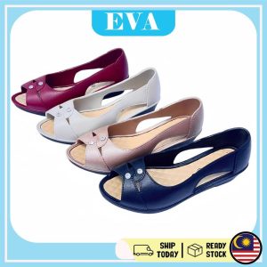 READY STOCK EVA Women's Autumn Shoes Spring Casual Fashion Comfortable Non-slip Fish Mouth Sandals Kasut Wanita Perempuan