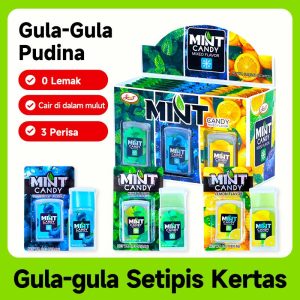 SWOOT Halal Multi Flavor Cool Tablets Mint Candy Snacks Food 24PCS (Mint/Blueberry/Lemon)