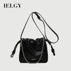 Beg Silang Badan, IELGY, Bergaya, Rekaan Tali Rantai Berlipat Unik, Sesuai untuk Musim Panas Bags Selempang
