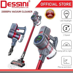 DESSINI ITALY Tornado V4 PRO Cordless Cyclone Vacuum Cleaner Mop Floor Sweeper Dust Suction Penyedut Habuk Vakum