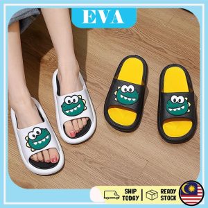 READY STOCK EVA Slippers Women Men Unisex Cartoon Dinosaur Slippers Home Indoor Shoes Cotton Selipar Wanita Perempuan