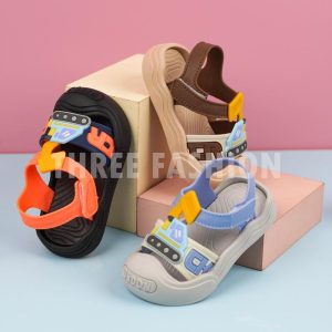 【THREE Fashion】Sandal Seliper Boys Slides Sandals Baby Shoes Beach Slipper Kids Sandal Budak Lelaki Kasut Budak Selipar Budak Anak Sneakers Bayi