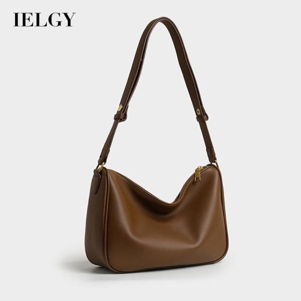 Beg Utusan Fesyen, IELGY, Warna Pepejal, Gaya Korea, Trendi, Untuk Wanita Bags Selempang