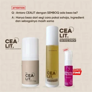 DIANZ SINGLE ITEM CEA LIT NATURAL WHITENING DEODORANT 50ML KEGUNAAAN SEBULAN