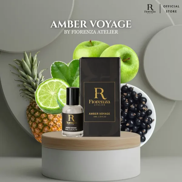 Amber VoyageFiorenza Him Perfume Fruity Flora Woody Aromatic Long-Lasting for Men 5ml, 10ml, 30ml Parfum