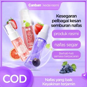 Semburan mulut yang menyegarkan pelbagai kesan Canban, 18ml, nafas segar, rasa anggur berdaging / limau gedang merah dan rasa hijau, yang mesti ada untuk tarikh, makan malam dan mesyuarat