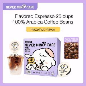 Kopi Espresso Berperisa, CAFE BERSIH, 25 cawan, Kacang Kopi 100% Arabika