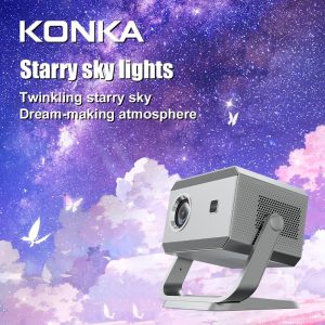 KONKA 4K Projector For Phone HD Android Smart Home Theater C3 Projektor Auto Focus Wireless Portable Proyektor projector premium