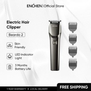 【COD】Enchen Beardo2 ALL IN ONE Multifunctional Trimmer Electric Hair Clipper Rechargeable Cordless Hair Trimmer Mesin Rambut