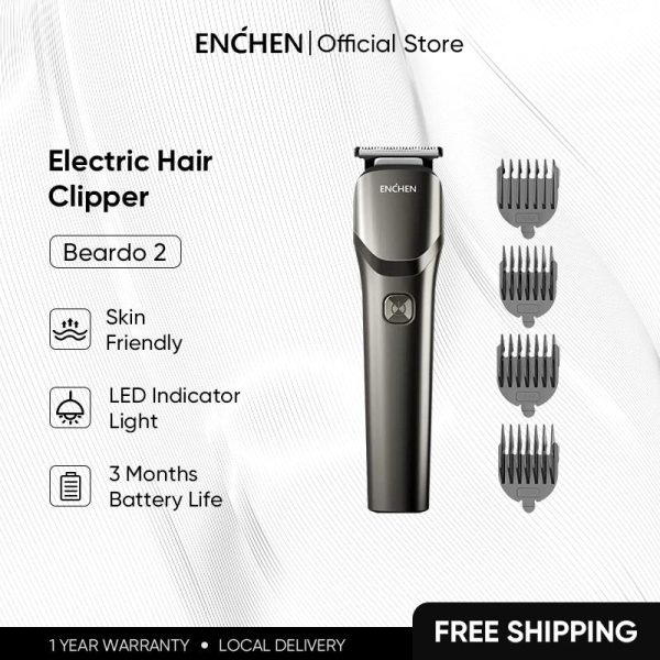 【COD】Enchen Beardo2 ALL IN ONE Multifunctional Trimmer Electric Hair Clipper Rechargeable Cordless Hair Trimmer Mesin Rambut