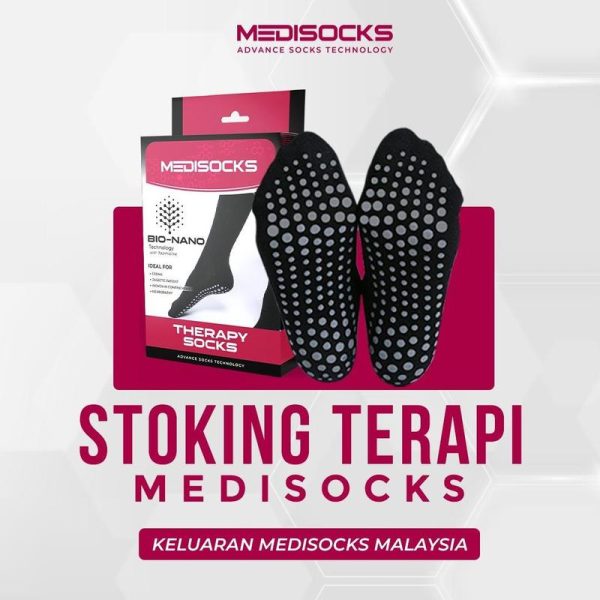[MEDISOCKS PROMOTION] Stokin Terapi Berteknologi Tourmaline | Kain Kapas Lembut | Sahabat Kaki Anda