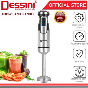 DESSINI ITALY Hand Blender Chopper Mixer Grinder Juicer Food Processor Stainless Steel Knife Blade / Pengisar