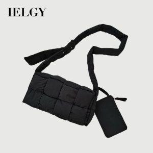 Beg Pepenjuru Hijau Tenunan, Untuk Wanita, IELGY Kain Bags