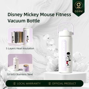 GERM Disney Mickey / Donald Duck Thermos Bottle 630ml S31603 Stainless Steel Coffee Cup Leakproof Water Bottle Tumbler