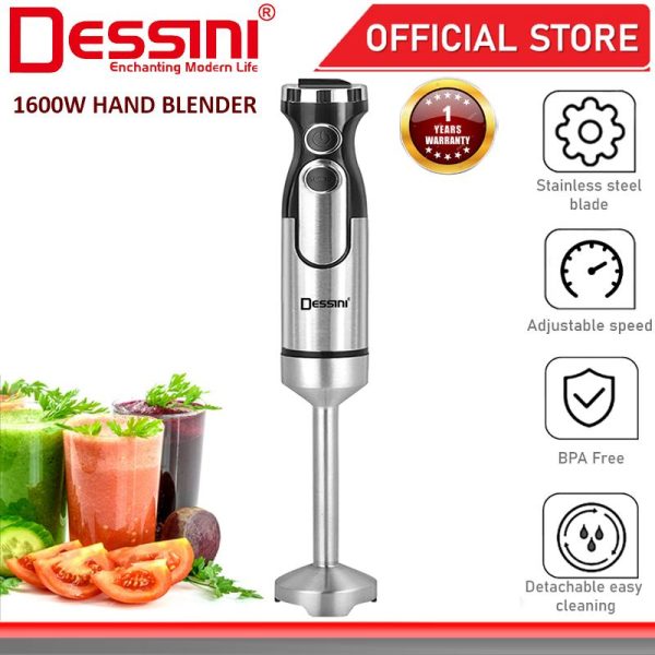 DESSINI ITALY Hand Blender Chopper Mixer Grinder Juicer Food Processor Stainless Steel Knife Blade / Pengisar