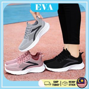 READY STOCK EVA Sneaker Women Kasut Sport Perempuan Kasual Wanita Sukan Sneaker Sarung Women Shoes Casual Badminton