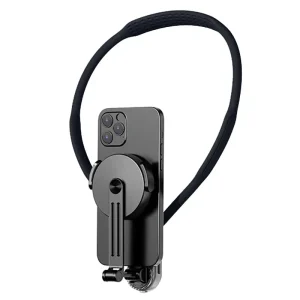 Free ShippingPemegang Telefon Leher, POV / Vlog, 4 dalam 1 Pelekap Leher Magnetik, untuk Telefon, Pelekap Tali Dada, Pelekap Kalung Kamera, Sesuai untuk Rakaman Video, Serasi dengan iPhone, GoPro dan Semua Telefon Pintar, Penghantaran Percuma. ZJ Holder