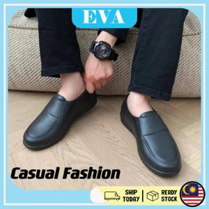 READY STOCK EVA Kasut Men Sneaker Rubber Slip On Shoes Lelaki Getah Sneakers Sandals Selipar Clogs Man Kasual