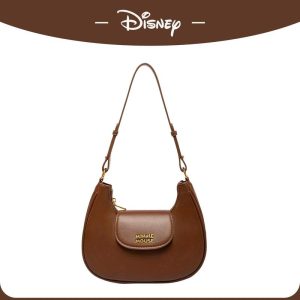 (COD) Disney New Light Luxury, Small and Popular, High Sense, Maillard New Fashion Underarm Handheld Small Square Bag Selempang Wanita