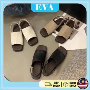 READY STOCK EVA Sandal Rata Fashion Women Kasut Wanita Sandals Shoes Perempuan Anti Gelincir Aktiviti Luar