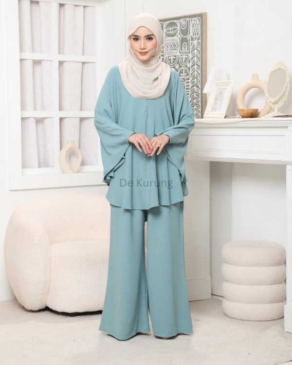 marsii batwing set untuk muslimah , sesuai untuk suma size , tak perlu gosok ,plazoo ada dua poket , bf friendly Clothing Ibu kurung klasik