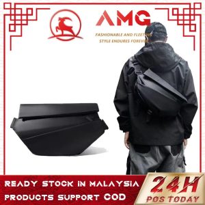 AMG High Quality Chest Bag Waterproof Man Crossbody Sling Bag Rider Men Premium Shoulder Bag Beg Silang Lelaki