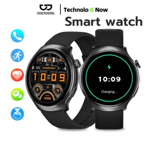 GOOJODOQ 1.39' Inch Round Smart Watch TFT Display | 300mAh Battery Touch Screen Smartwatch | IP68 Waterproof Multiple Sport Mode
