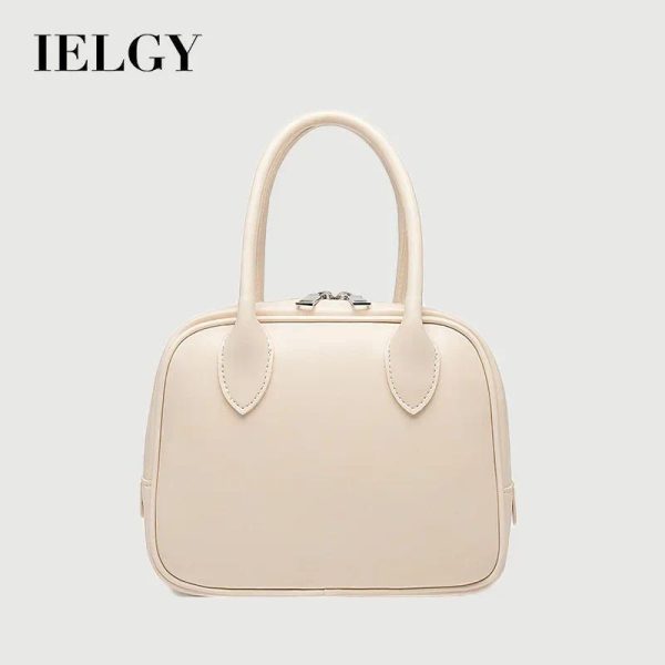Beg Wanita, IELGY, Gaya Baru Korea, Fesyen, Beg Bahu Tunggal, Beg Silang Pepenjuru, Beg Tote Tangan Retro Bags Beige