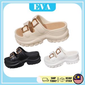 READY STOCK EVA Thick Women's Sandal Kasut Wanita Casual Wedges Flip