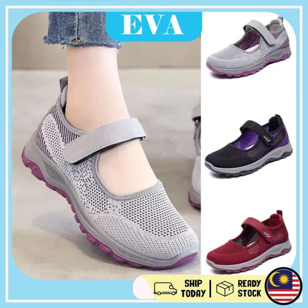READY STOCK EVA Women Outdoor Sneakers Sport Shoes Kasut Perempuan Sukan Wanita Gym Summer Sepatu