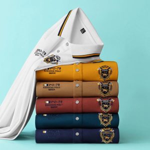 Kemeja Polo untuk Lelaki, Rekaan Ringkas, Sesuai untuk Musim Panas, Longgar, Gaya Trendi, Kemeja-T Lengan Pendek dengan Kolar, Keselesaan Klasik, Dihantar dari Selangor