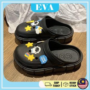 READY STOCK EVA Shoes Women's Astronaut Cartoon Kasut Flat Heels Kasut Wanita Summer