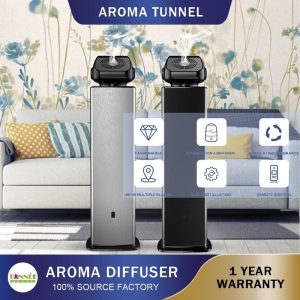 AROMA TUNNEL 500ML 18000Sqft Electric Aromatic Diffuser Mesin Wangian Minyak Pati Pintar Untuk Peranti Pewangi Hotel Offioce Rumah Penyegar Aroma Humidifier