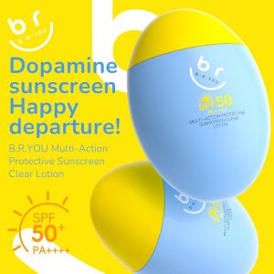 B.R.YOU Multi-effect Sunscreen Transparent Emulsion Refreshing Non-Greasy SPF 50+ PA++++ Facial Gloss Protection