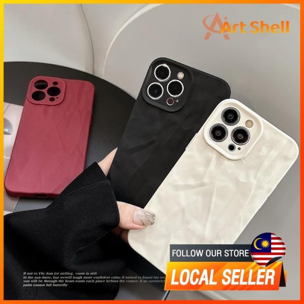 High Quality Minimalist Simple Wave Black Phone Case Casing for Iphone 16 15 14 12 13 11 Pro Max IP 7 8 Plus Iphon X XS XR Silicone Wireless Mobile