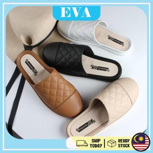 READY STOCK EVA Women Flat Wedge Sandals Kasut Perempuan Wanita Bertutup Shoes
