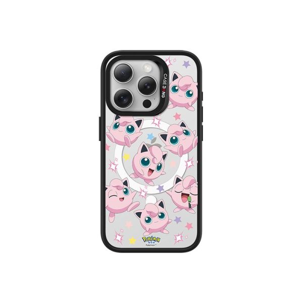 ImagiSnap, CASEBANG, Jigglypuff oleh Siri Pokemon1.0, IP Berjenama, Pengecasan Magnetik Magsafe, Serasi dengan iPhone 13-16 dan Siri Samsung S24 / 24 + / 24U / 25U, Beg Udara Balut Penuh, Empat Penjuru, Tahan Kejutan