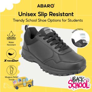 ABARO 2825N NameTech Ultralight Unisex School Shoes Mugplus Relief/Kasut apply for category permission . Don't upload prohibited or restricted products.Sekolah Hitam/Kasut Tulis Nama
