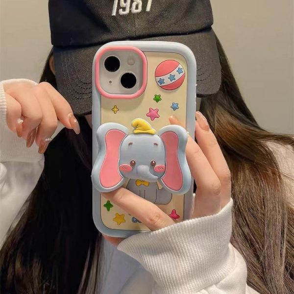 Sarung Telefon Lembut, Reka Bentuk Tempat Gajah Panas, Serasi dengan iPhone 11, 14, 13, 12, 15, Pro Max, Xr, Diperbuat daripada Silikon, Kalis Kejutan, Sarung Telefon Bimbit, Gaya Korea Ins, Sarung Telefon Bimbit, Penutup Pelindung