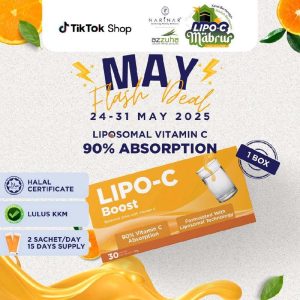 NARINAR LipoC Boost Vitamin Botanical Drink 1 Box (30 satchet).