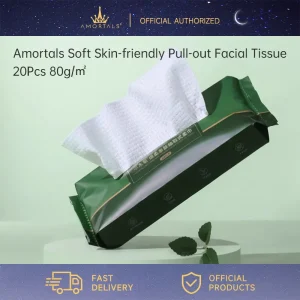 AMORTALS Soft Skin-friendly Pull-out Facial Tissue 20Pcs
