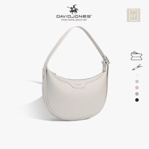 Beg Bahu Silang Badan, David Jones Paris, Koleksi Baru, Untuk Wanita, Saiz Kecil, Diperbuat daripada Kulit PU, Lembut dan Lentur, Gaya Rigid, CM6916-C / L, Sesuai untuk Musim Bunga dan Musim Panas