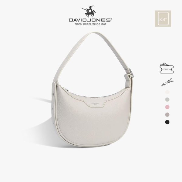 Beg Bahu Silang Badan, David Jones Paris, Koleksi Baru, Untuk Wanita, Saiz Kecil, Diperbuat daripada Kulit PU, Lembut dan Lentur, Gaya Rigid, CM6916-C / L, Sesuai untuk Musim Bunga dan Musim Panas