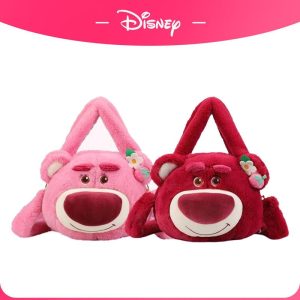 Beg Silang Badan Pegangan Tangan Comel Beruang Strawberi Disney, dengan Fungsi COD Wanita Bags