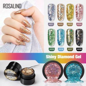 Set 3 keping pengilat kuku 5ML kilauan cemerlang h bergemerlapan gaya Barbie tahan lama Tahun Baru Krismas Hari Raya Aidilfitri Hari Valentine wanita hadiah trend fesyen kumpulan gadis Korea popular pengilat kuku UV kuku tampa l mura magnetic gel polish