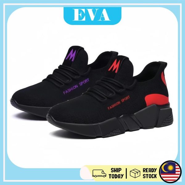 READY STOCK EVA Kasut Sport Perempuan Kasut Murah Kasut Kasual Wanita Kasut Sport Sarung Women Shoes Women Casual Sneakers