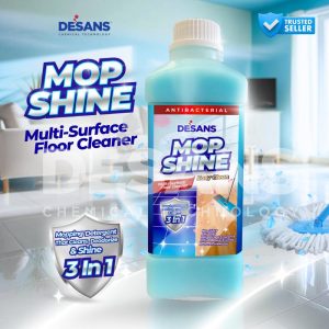 DESANS Mop & Shine Floor Cleaner (1000ml) - Pencuci Lantai Berkilat & Anti-Bakteria, mop shine , sabun mop lantai viral , mop lantai rumah , mop lantai terbaik , mop lantai wangi , mop lantai spinner , mop shine yang wangi , Cleanser